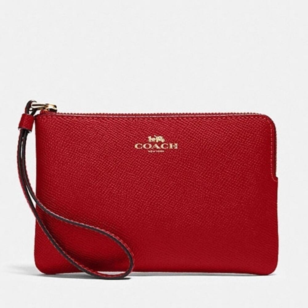 Coach Leather Wristlet New with Tags Holiday Gift